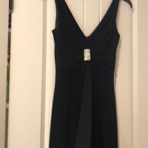 Navy blue bridesmaid dress